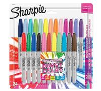 Sharpie – Marqueurs permanents – Pointe fine – Colour Burst & Assortiment original – Lot de 24