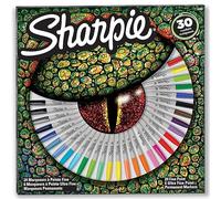 Sharpie pochette marqueurs permanents | assortiment de couleurs exclusives | pointes fines et ultra-fines | lot de 30