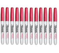 Sharpie Pointe Fine Métallique Marqueur Permanent Rubis Rouge 12 Paquet