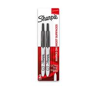 Sharpie Retractable Noir 2pièce(s) marqueur indélébile - marqueurs indélébiles (Noir, Noir, Blanc, 2 pièce(s))