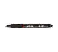 SHARPIE Roller S.GEL encre gel pointe moyenne 0,7 mm. Coloris rouge