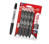 Sharpie S-Gel Lot de 8 marqueurs permanents à pointe moyenne (0,7 mm)