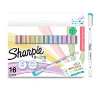 SHARPIE S-Note Duo Surligneurs Marqueurs créatifs à double pointe pastel Poi