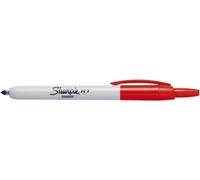 Sharpie S0810840 Marqueur permanent Sharpie RT, pointe ogive, noir