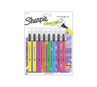 SHARPIE Sanford Clear View Highlighters 8/Pkg-Yellow, Green, Pink & Orange/2 Each