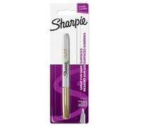 Sharpie sharpie marqueur permanent métallisé, en blister, or noir G