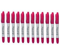 Sharpie Twin Tip Lot de 12 pointes fines et ultra fines Framboise