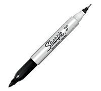 Sharpie Marqueur Twin Tip 2-en-1 Pointe ultra-fine/fine Noir