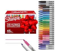 Sharpie Ultimate Collection Lot de 90 marqueurs permanents à pointe ultra fine et fine, parfaits pour les enseignants et les fournitures de ournitures artistiques, couleurs assorties