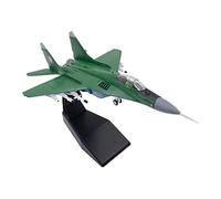Sharplace 1/100 échelle MIG-29 Avion de Chasse Russe modèle de Combat en métal modèle d'avion moulé sous Pression pour Cadeau de Collection, 18x12 cm