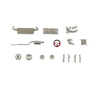 Sharplace 1/64 Miniature Atelier de réparation de Voiture Figure Sable Table Scène Diorama Collection Cadeaux - Accessoire Rouge