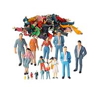 Sharplace 1/75 Personnages de Miniature avec Accessoire, Figurine pour Modélisme, Diorama - 100 Pièces 1/75