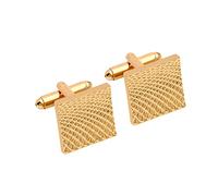 Sharplace 1 Paire de Boutons de Manchette carrés Style Gentleman Robuste qualité élégant Poli Durable Boutons de Manchette délicats pour Chemise Costumes de, Or