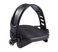 Sharplace 1 Paire de pédales de vélo d'exercice avec Sangles 9/16 '' ou 1/2 '' pédale de vélo Stationnaire de Fitness, Broche Courte de 14 mm