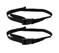 Sharplace 1 Paire de Sangles de Sangle de Chariot Para Golf de 1m 25mm avec La Dégagement, Noir, 1 m, 25 mm