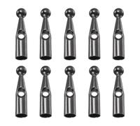 Sharplace 10 Perles pour Queue Parapluie - Installation Facile - Accessoires Remplacement - Composants étanches - Têtes réparation légères pour, 3.2 Mm X 19.4 Mm