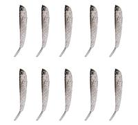 Sharplace 10 Pièces en Plastique Souple Leurre Tiddler Appât Appât Vairon équipement de