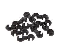 Sharplace 10 Pièces S-Crochet Clips Crochet Câble de Changement de Vitesse Câble de Frein Boîtier de Câble de Fixation Support de Fixation Guide Vélo Vélo VTT, Noir, Taille Unique