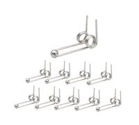 Sharplace 10 ressorts de à double retour, en métal antirouille, diamètre du fil : 1,2 mm, pièces de rechange pour fers à friser électriques, 30mm