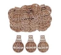 Sharplace 100 Pièces Découpes en Bois Montgolfière Ornements pour L'artisanat Bricolage Artisanat De Mariage