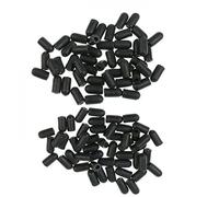 Sharplace 100Pcs Carpe Protecteur Nœud Caoutchouc Tampon Perle Accessoire Changement