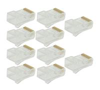 Sharplace 10pc Prise Fiche RJ-50 Prises Prise Fiche RJ50 10pin 10p10c IDC pour Câble