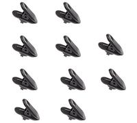 Sharplace 10pcs de solapa Cable de Casque D' Pince Attache Corde Ecouteur, Noir