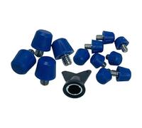 Sharplace 12 pièces pointes de chaussures de football chaussures de rugby goujons stables 8mm 11mm pointes de chaussures de football pointes de chaussures de