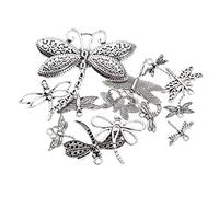Sharplace 13x Breloque Pendentif Libellule Fabrication de Bijou Fantastique Embellissement Décoration 15-65mm