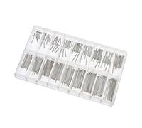 Sharplace 180pcs Professionnel Assortiment De Goupilles Fendues De Lien De Bande De Montre d'acier Inoxydable 26mm