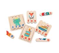 Sharplace 192 pièces Match and Spell Game Spelling Puzzle for Kids Educational Learning Toy pour la maternelle préscolaire 2 3 4 5 ans