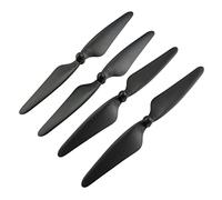 Sharplace 2 Paires Hélice CW CCW Blanche Portable Pièces de Remplacement pour H501S RC Drone Quadcopter - Noir