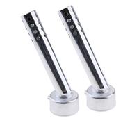 Sharplace 2 Pcs DB Killer Moto Tuyau Silencieux d'Échappement Universel - 48mm #2