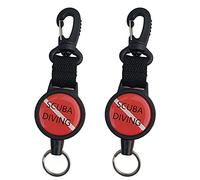 Sharplace 2 Pcs sous-Marine Régulateur Keeper Holder Retractor Dive Extensible Lanyard