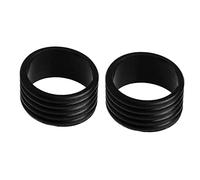 Sharplace 2 Pièces 2.5 Cm Raquette de Tennis Poignée Anneau Raquette Scellé Boucle Couverture Extrémités, Noir