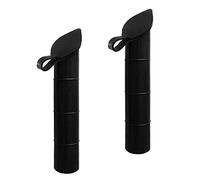 Sharplace 2 Pièces 210mm Porte-Canne en Caoutchouc Support de Poteau Support de Support Support de Tube Intérieur Doublure Manchon avec Capuchon pour Yacht