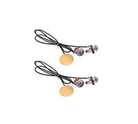 Sharplace 2 Pièces Pré-câblé avec Bouton de Contrôle du Volume pour Guitare à Cigares