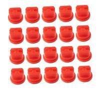 Sharplace 20 Embouts de pulvérisation Plats en Forme d'éventail, résistants à l'usure et Polyvalents, Angle de 110 degrés, pour la pulvérisation, Rouge