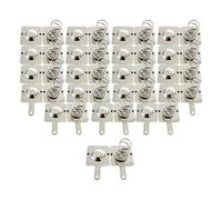 Sharplace 20 Paires de Ressorts de Conversion de Piles AA, faciles à Installer, Contacts de Conversion de Bonne conductivité pour horloges, Jouets pour Enfants