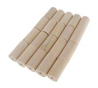 Sharplace 20pcs Cylindre Blocs d'artisanat en Bois de 20mm*40mm pour Ornements de Maison, Accessoires de Vêtement, Projets d'artisanat etc.