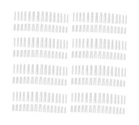 Sharplace 240 capsules transparentes réutilisables en acrylique pour d'ongles en gel à domicile, usage quotidien, C