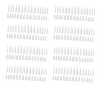 Sharplace 240 capsules transparentes réutilisables en acrylique pour d'ongles en gel à domicile, usage quotidien, B