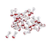 Sharplace 25pcs 3D Yeux Réalistes Poisson Haltère Attacher Perles Banderoles 4.0/4.8mm, 4mm