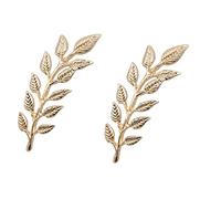 Sharplace 2pcs Broche Femme sous Forme Feuille de Branche Doré Décoration Bijoux