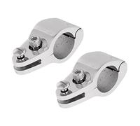 Sharplace 2pcs Clamp De Fixation Tube Canopy Support Auvent Pour Tube 22mm Acier Inoxydable