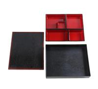 Sharplace 2x Boîte à Bento Japonaise/boîte à Bento pour Déjeuner, Plateau de Service de Collations, Plateau à Sushi Japonais, Boîte à Bento Traditionnelle pour