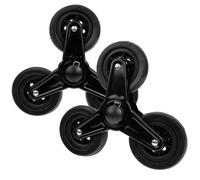 Sharplace 2X Chariot de Courses Pliable - Roues d'escalier Utilitaires Triangulaires, Pièces de Réparation Portables et Légères