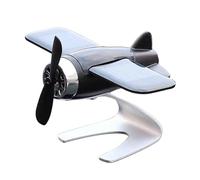 Sharplace 2x Diffuseur D'huile de Voiture D'avion Solaire, Diffuseur D'arôme D'avion Solaire, Décor de Centrale, Modèle D'avion Solaire avec Parfum