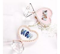 Sharplace 2x Ensemble de Plaques de Maquillage En Diamant pour Décorations Variées