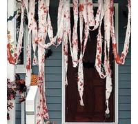 Sharplace 2x Gaze Sanglante D'Halloween, 10 M, Décoration D'Halloween Légère pour Les Fêtes D'horreur